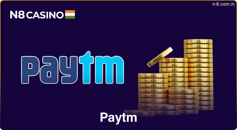 At N8 Casino, you can use Payment as a way to top up your balance